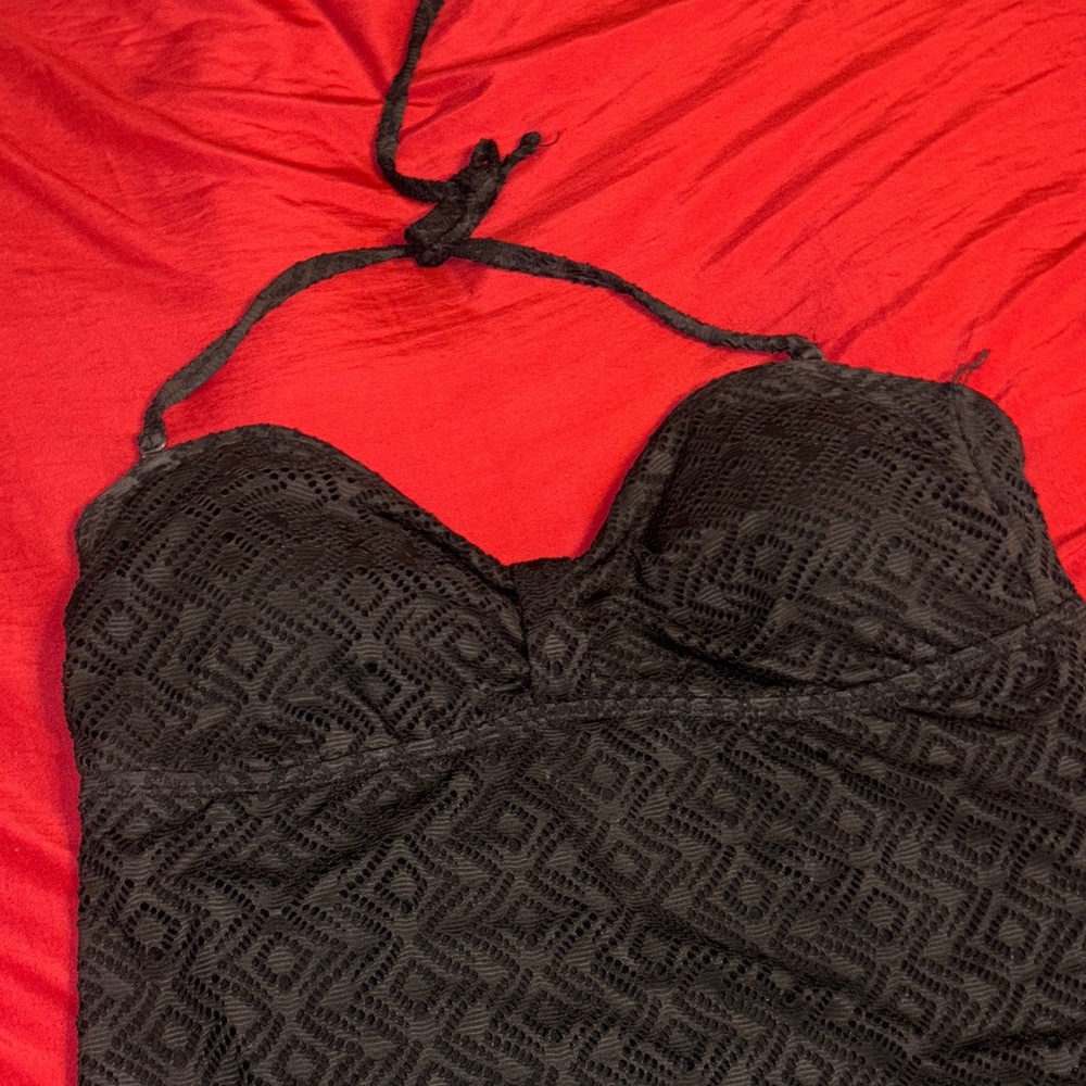 Catalina Black Swim Bandeau Set - Picture 5 of 7